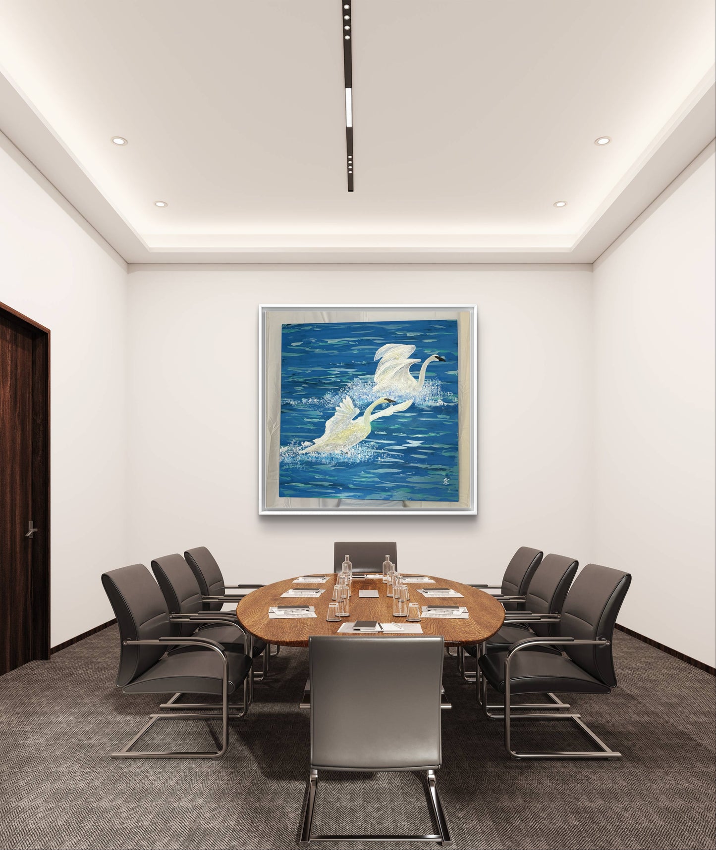 TRUMPETER SWAN - ARRIVAL