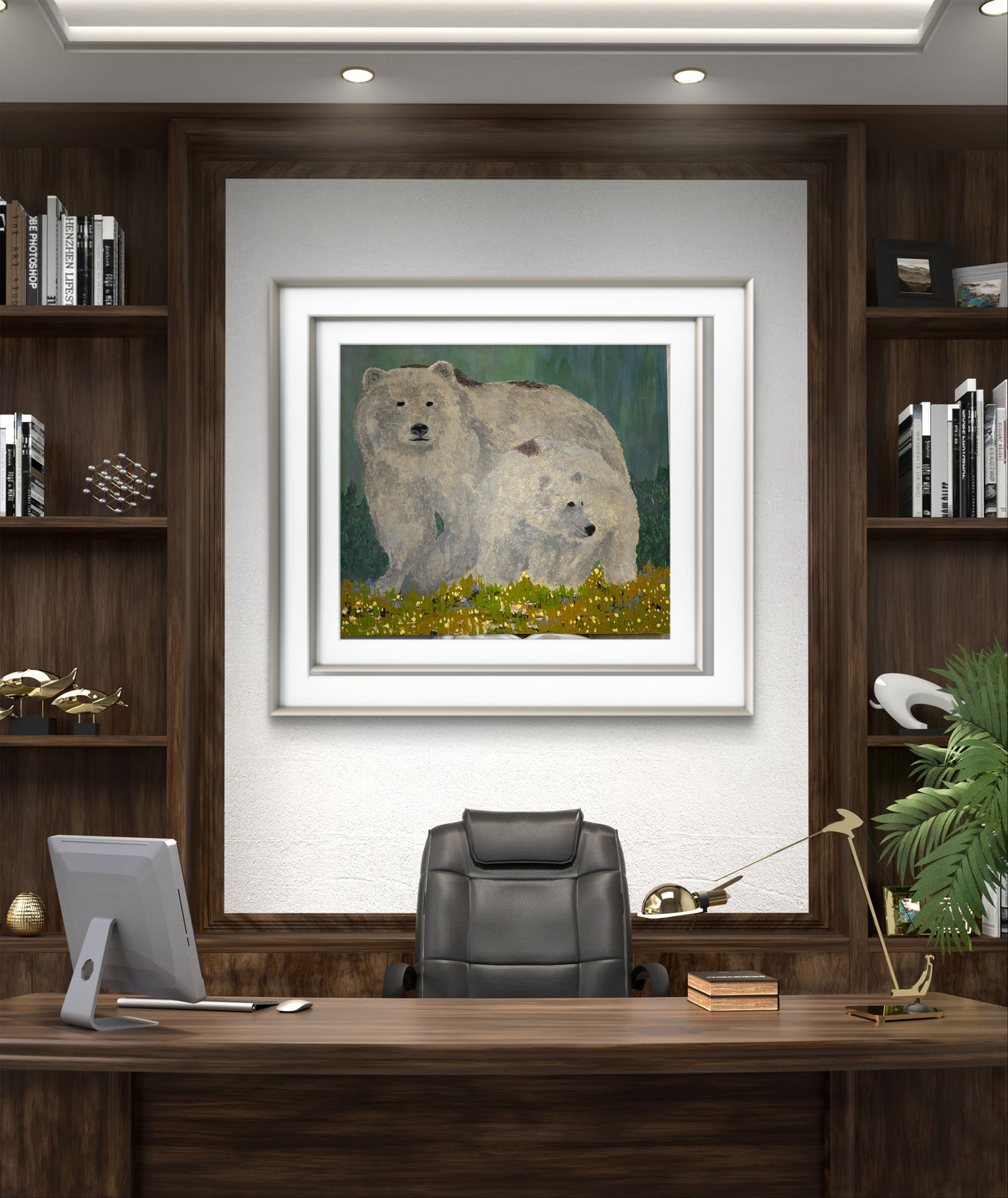 MOTHER GRIZZLY #178 AND CUB - GRIZZLY GHOSTS