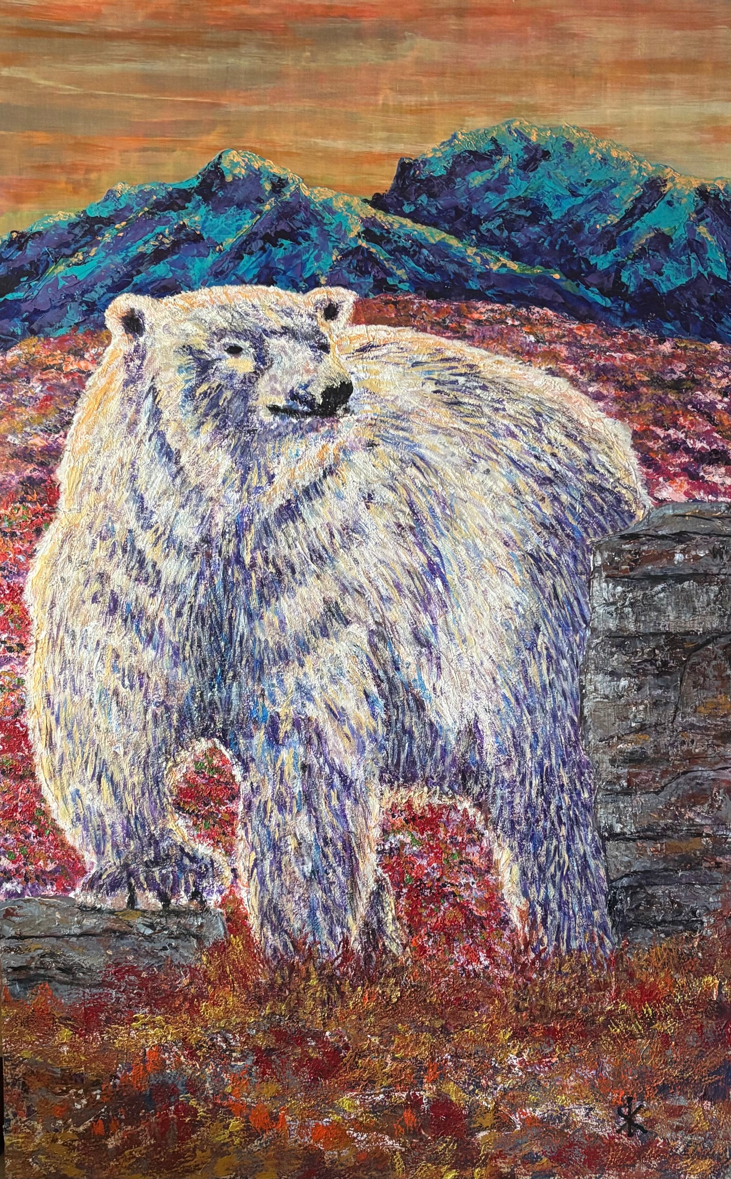 POLAR BEAR - ARCTIC SUMMER