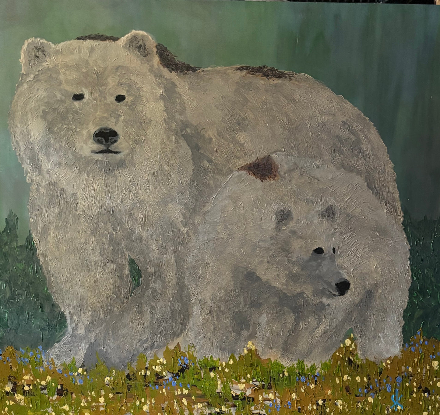 MOTHER GRIZZLY #178 AND CUB - GRIZZLY GHOSTS