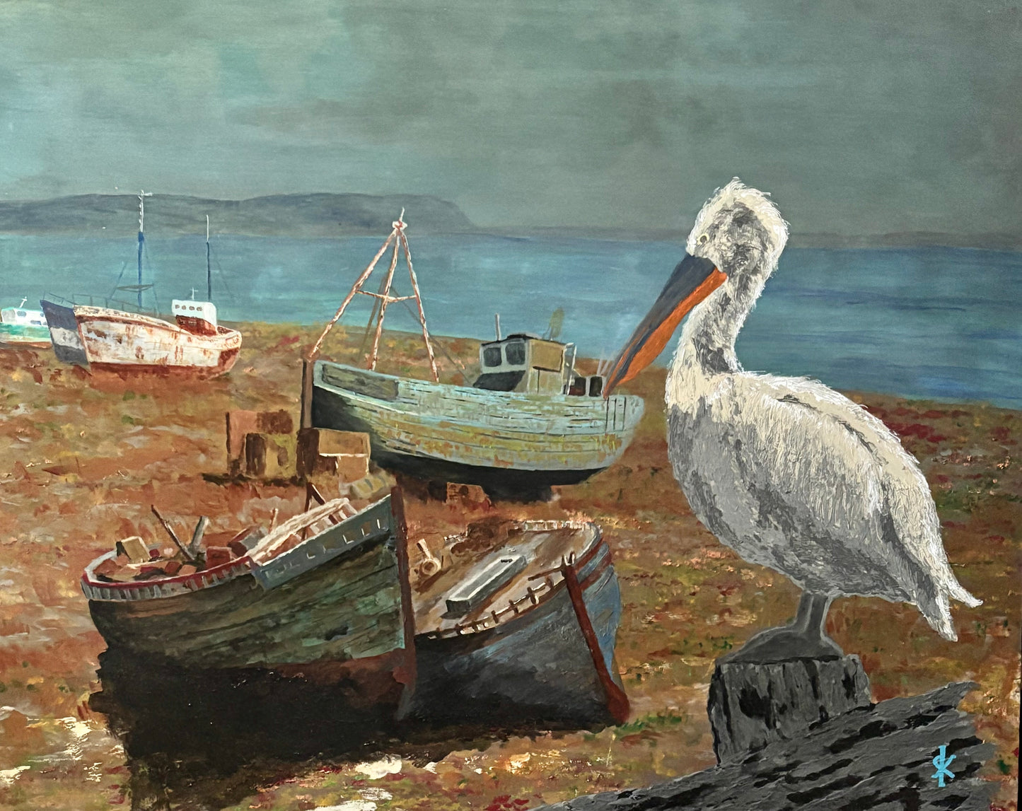 AMERICAN WHITE PELICAN - OLD SALTS