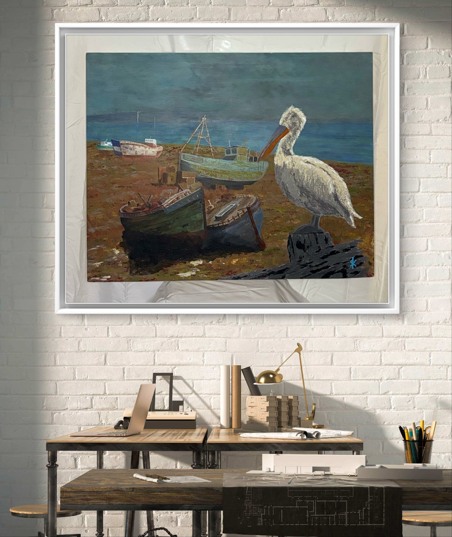 AMERICAN WHITE PELICAN - OLD SALTS