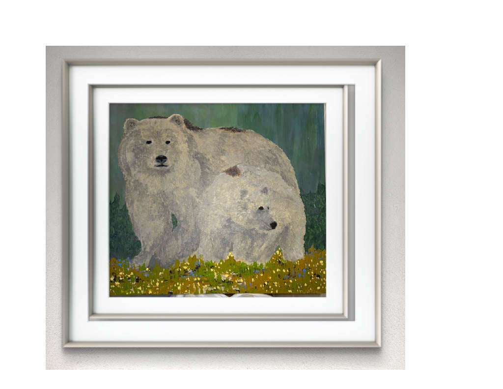 MOTHER GRIZZLY #178 AND CUB - GRIZZLY GHOSTS