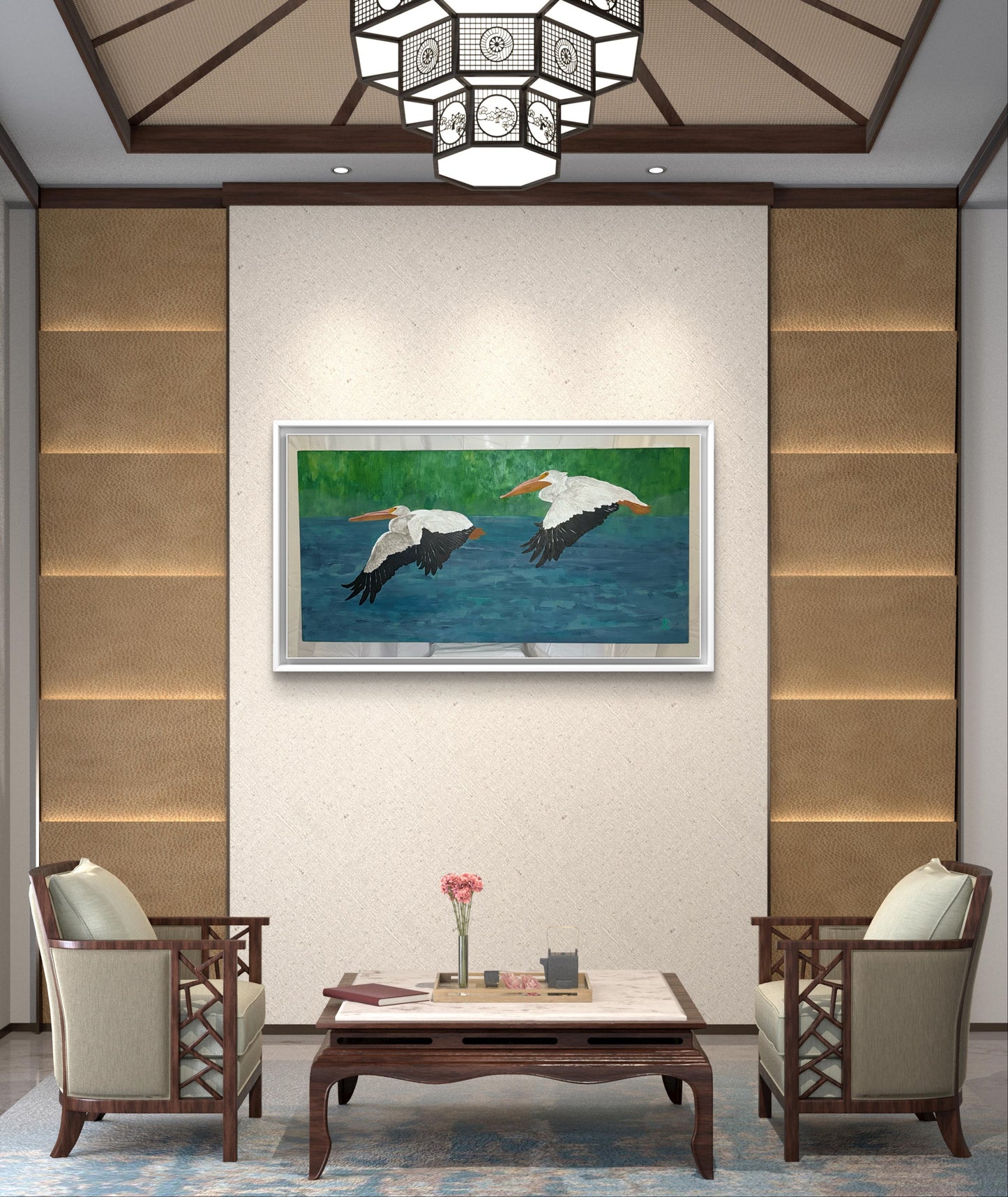 AMERICAN WHITE PELICAN - HOMEWARD BOUND