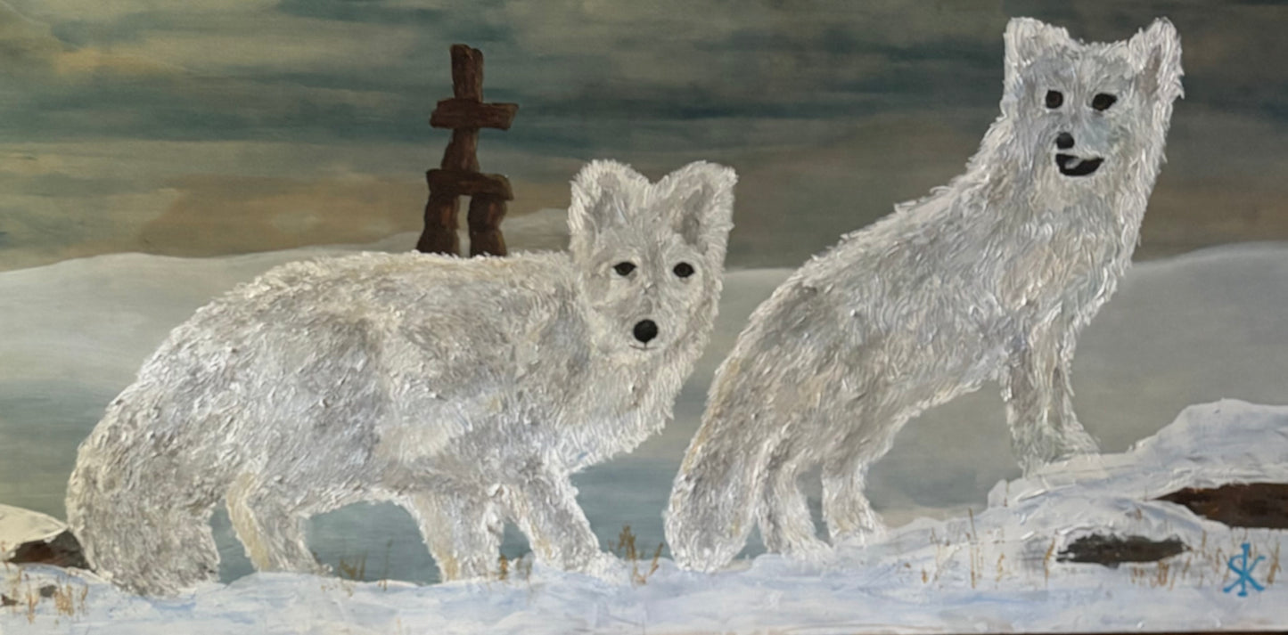 ARCTIC FOX - SPRING ARRIVES