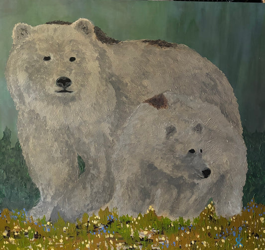 MOTHER GRIZZLY #178 AND CUB - GRIZZLY GHOSTS